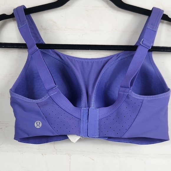Lululemon Run Times High Support Run Sports Bra in Charged Indigo Purple 34D - Picture 3 of 15